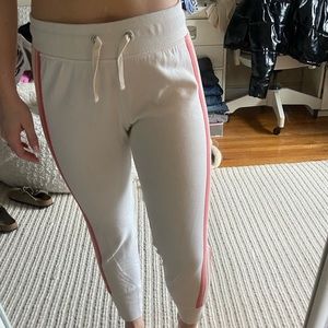 SOFT gap joggers with pink detail